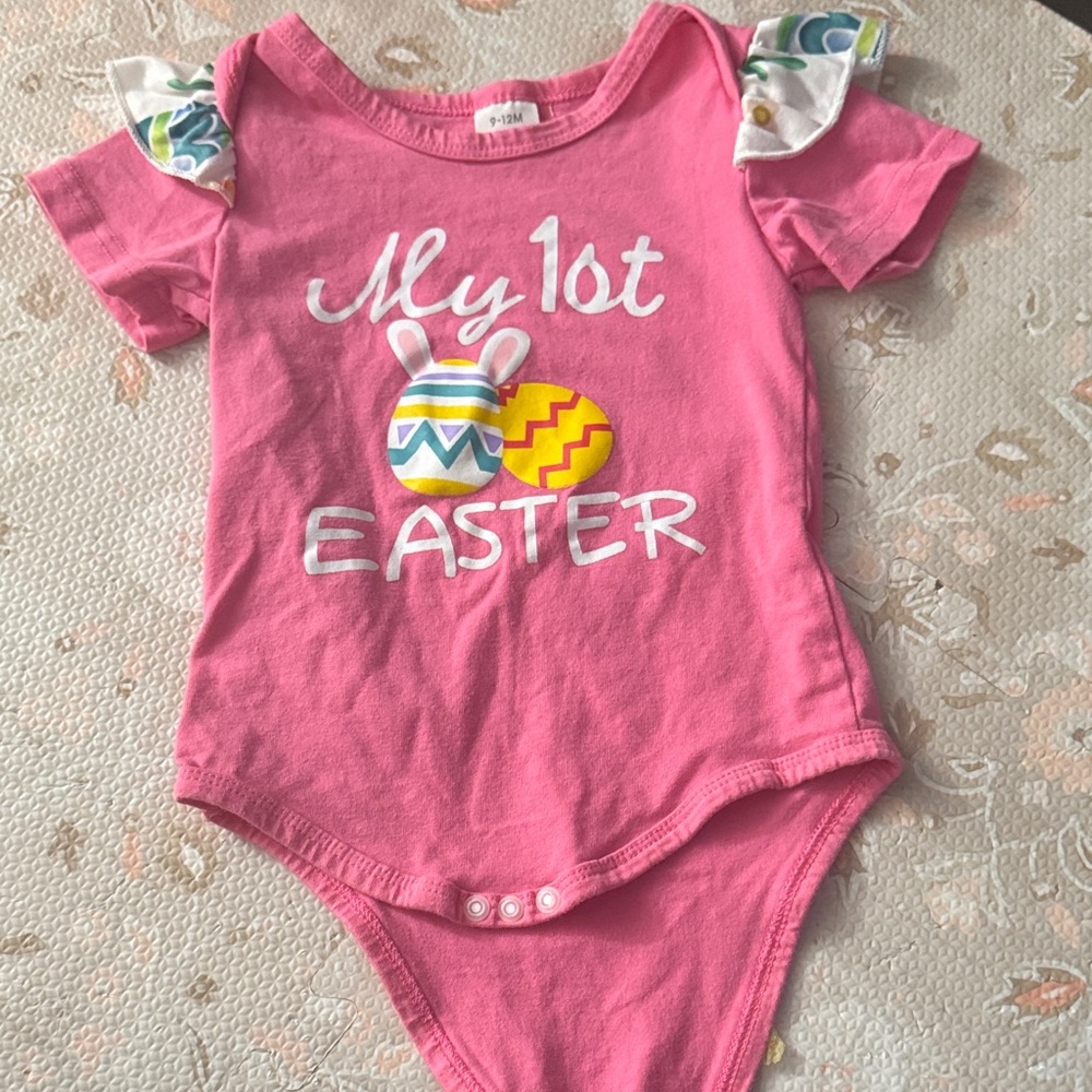 Pink Easter Kids One Piece